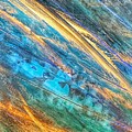 Rose Gold and Teal Blue Abstract Painting Painting by Marianna Mills Rose Gold and Teal Blue Abstract Painting Painting by Marianna Mills