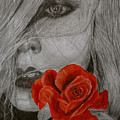 Rose Kisses Painting by Quwatha Valentine Rose Kisses Painting by Quwatha Valentine