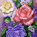 Roses Painting by Quwatha Valentine Roses Painting by Quwatha Valentine
