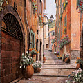 rue Malonat in Nice Painting by Guido Borelli rue Malonat in Nice Painting by Guido Borelli