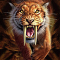 Sabertooth Digital Art by Jerry LoFaro Sabertooth Digital Art by Jerry LoFaro