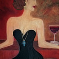 Sadie's Last Syrah Painting by Artist Linda Marie Sadie's Last Syrah Painting by Artist Linda Marie