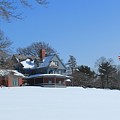 Sagamore Hill in Winter Photograph by Karen Silvestri Sagamore Hill in Winter Photograph by Karen Silvestri