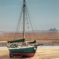 Norfolk sail boat stranded at low tide Photograph by Simon Bratt Norfolk sail boat stranded at low tide Photograph by Simon Bratt
