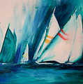 Sailboat studies Painting by Julie Lueders Sailboat studies Painting by Julie Lueders