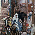 Saint Joseph Seeks Lodging in Bethlehem Painting by Tissot Saint Joseph Seeks Lodging in Bethlehem Painting by Tissot