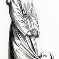 Saint Margaret Of Cortona by French School Saint Margaret Of Cortona by French School