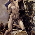 Saint Sebastian Painting by El Greco Saint Sebastian Painting by El Greco
