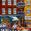 Saint Viateur Bagel With Hockey by Carole Spandau Saint Viateur Bagel With Hockey by Carole Spandau