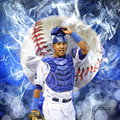 Salvy the MVP Painting by Colleen Taylor Salvy the MVP Painting by Colleen Taylor