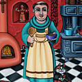 San Pascual Paschal Painting by Victoria De Almeida San Pascual Paschal Painting by Victoria De Almeida