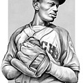 Satchel Paige Drawing by Greg Joens Satchel Paige Drawing by Greg Joens