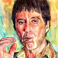 Scarface Painting by Suzann Sines Scarface Painting by Suzann Sines
