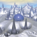 Science Fiction Landscape Digital Art by Phil Perkins Science Fiction Landscape Digital Art by Phil Perkins