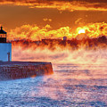 Seasmoke at Salem Lighthouse Photograph by Jeff Folger Seasmoke at Salem Lighthouse Photograph by Jeff Folger