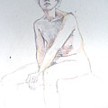 Seated Study 2 Painting by Barbara Pease Seated Study 2 Painting by Barbara Pease