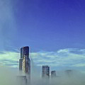 Seattle Fog Scape Photograph by Kathryn Alexander MA Seattle Fog Scape Photograph by Kathryn Alexander MA
