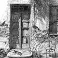 Secret of the Closed Doors Drawing by Sergey Gusarin Secret of the Closed Doors Drawing by Sergey Gusarin