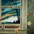 September Breeze Painting by Christopher Shellhammer September Breeze Painting by Christopher Shellhammer
