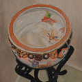 Shakespeare in a Chinese Fishbowl Drawing by Quwatha Valentine Shakespeare in a Chinese Fishbowl Drawing by Quwatha Valentine