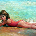 Shallow Surf Painting by Marie Witte Shallow Surf Painting by Marie Witte
