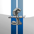 Shelby Cobra - 3D Badge Photograph by Serge Averbukh Shelby Cobra - 3D Badge Photograph by Serge Averbukh