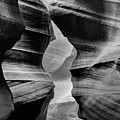 Shining In - Entrance of Antelope Canyon Black and White Photograph by Gregory Ballos Shining In - Entrance of Antelope Canyon Black and White Photograph by Gregory Ballos