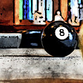 Shooting For The Eight Ball Digital Art by Phil Perkins Shooting For The Eight Ball Digital Art by Phil Perkins