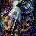 Short on time Mixed Media by Lilia D Short on time Mixed Media by Lilia D