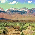 Sierras I Digital Art by Jackie MacNair Sierras I Digital Art by Jackie MacNair
