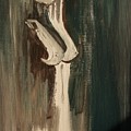 Silver Silhouette Painting by Julie Lueders Silver Silhouette Painting by Julie Lueders