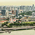 Singapore from across Marina Bay Photograph by Werner Padarin Singapore from across Marina Bay Photograph by Werner Padarin