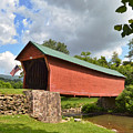 Sinking Creek Covered Bridge - Giles County Virginia Photograph by Kerri Farley Sinking Creek Covered Bridge - Giles County Virginia Photograph by Kerri Farley