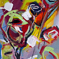 Six Roses Painting by John Gholson Six Roses Painting by John Gholson