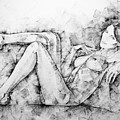 SketchBook Page 46 Drawing Woman Classical Sitting Pose Drawing by Dimitar Hristov SketchBook Page 46 Drawing Woman Classical Sitting Pose Drawing by Dimitar Hristov