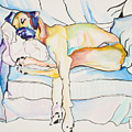 Sleeping Beauty Painting by Pat Saunders-White Sleeping Beauty Painting by Pat Saunders-White