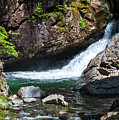 Small Waterfall In Mountain Stream Photograph by Kirt Tisdale Small Waterfall In Mountain Stream Photograph by Kirt Tisdale