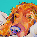 Snoozer King Painting by Pat Saunders-White Snoozer King Painting by Pat Saunders-White