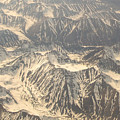 Snowcapped Inactive Volcano by Allan Levin