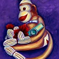 Sock Monkey With Kazoo by Shannon Grissom Sock Monkey With Kazoo by Shannon Grissom