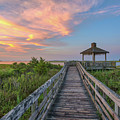 Southport Salt Marsh Walkway Photograph by Nick Noble Southport Salt Marsh Walkway Photograph by Nick Noble