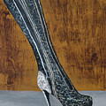 Sparkle Kinky Boot Painting by Laurel Best Sparkle Kinky Boot Painting by Laurel Best