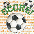 Sports Fan Soccer Painting by Debbie DeWitt Sports Fan Soccer Painting by Debbie DeWitt