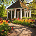 Spring Gazebo Photograph by Mark Mille Spring Gazebo Photograph by Mark Mille