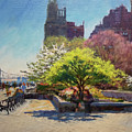 Spring Morning On John Finley Walk by Peter Salwen Spring Morning On John Finley Walk by Peter Salwen