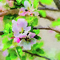 Spring on a Branch Painting by Steven Santamour Spring on a Branch Painting by Steven Santamour