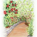 Spring Rhodies Painting by Lori Taylor Spring Rhodies Painting by Lori Taylor
