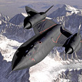 SR-71 Blackbird 1990s Photograph by NASA Science Source SR-71 Blackbird 1990s Photograph by NASA Science Source
