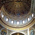 St. Peters Basilica Dome Photograph by Roger Passman St. Peters Basilica Dome Photograph by Roger Passman