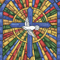 Stained Glass Cross Painting by Debbie DeWitt Stained Glass Cross Painting by Debbie DeWitt